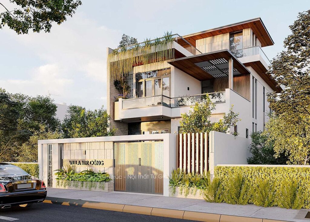 Thiết kế biệt thự phong thủy 2025 – Đón tài lộc, gia tăng may mắn