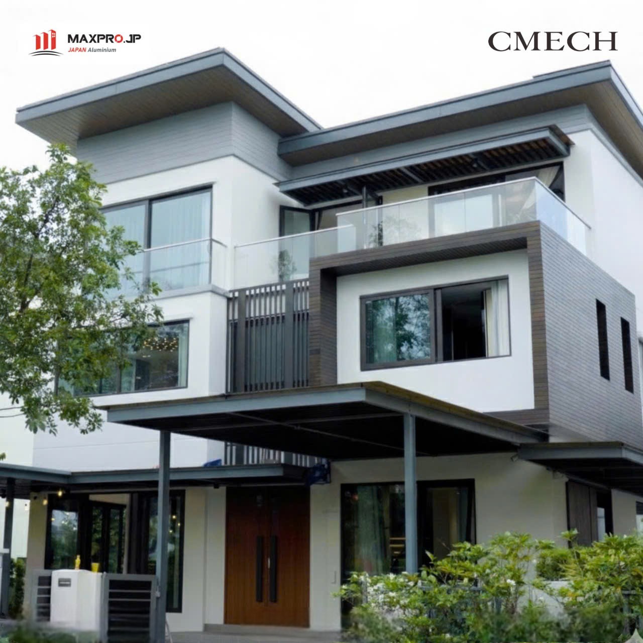 Phong cách tối giản hiện đại đòi hỏi sự hoàn hảo trong từng chi tiết. Phụ kiện CMECH kết hợp cùng hệ cửa nhôm MAXPRO.JP tạo nên bộ giải pháp cửa sang trọng, bền vững và chuẩn xác trong mọi chuyển động.