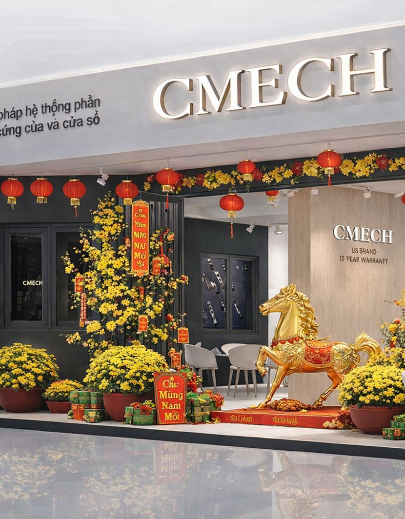 CMECH Phụ Kiện Cửa Nhôm Kính Cao Cấp Chính Hãng Từ Mỹ Bảo Hành 10 Năm